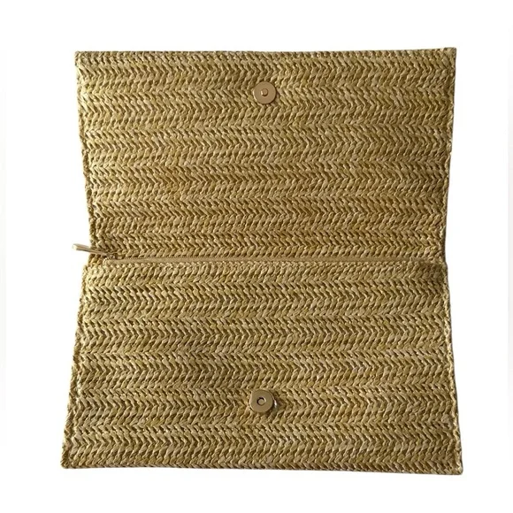 Dior Raffia Clutch w/ Chain Strap – Dior Beauty VIP Gift New - Picture 6 of 6